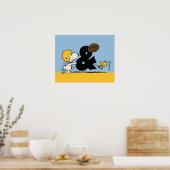 Erdnüsse | Snoopy & Woodstock Football Poster (Küche)