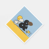 Erdnüsse | Snoopy & Woodstock Football Serviette (Ecke)