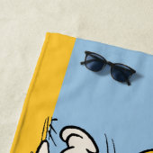 Erdnüsse | Snoopy & Woodstock Football Strandtuch (Beispiel)