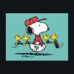 Erdnüsse | Snoopy, Woodstock & Friends Golf Postkarte<br><div class="desc">Schauen Sie sich dieses lustige Design von Peanuts an,  das Snoopy und Freunde zeigt.</div>