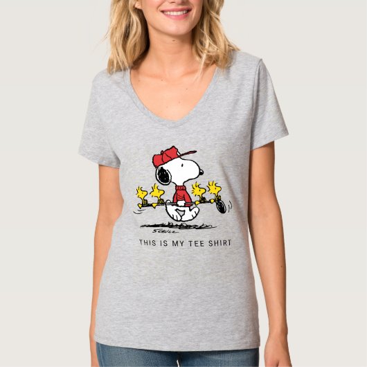 Erdnüsse | Snoopy, Woodstock & Friends Golf T-Shirt (Vorderseite)