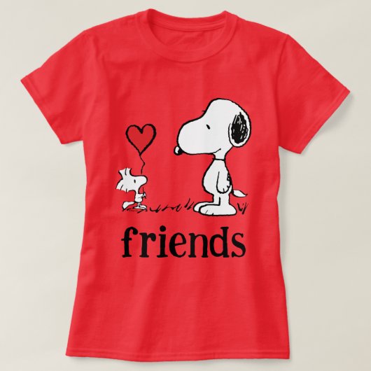 Erdnüsse | Snoopy & Woodstock Friends T-Shirt (Design vorne)