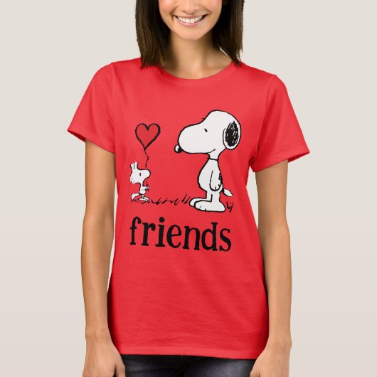 Erdnüsse | Snoopy & Woodstock Friends T-Shirt (Vorderseite)