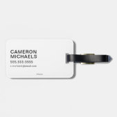 Erdnüsse | Snoopy & Woodstock Gefrorenes Birdbad Gepäckanhänger (Rückseite horizontal)