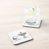 Erdnüsse | Snoopy & Woodstock Gefrorenes Birdbad Getränkeuntersetzer (Rechte Seite)