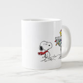 Erdnüsse | Snoopy & Woodstock Gefrorenes Birdbad Jumbo-Tasse (Vorderseite Rechts)