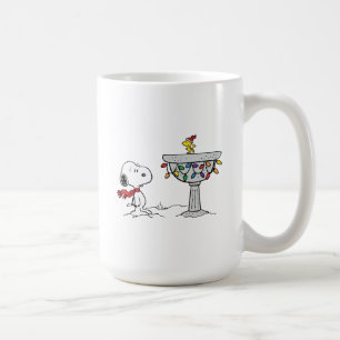 Erdnüsse   Snoopy & Woodstock Gefrorenes Birdbad Kaffeetasse