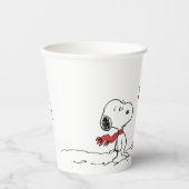 Erdnüsse | Snoopy & Woodstock Gefrorenes Birdbad Pappbecher (Vorderseite)