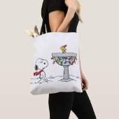 Erdnüsse | Snoopy & Woodstock Gefrorenes Birdbad Tasche (Von Nahem)