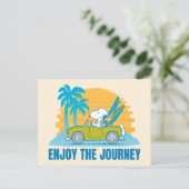 Erdnüsse | Snoopy & Woodstock Genießen Sie die Rei Postkarte (Stehend Vorderseite)