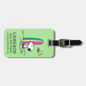 Erdnüsse | Snoopy & Woodstock Gepäckanhänger (Vorderseite horizontal)