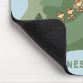 Erdnüsse | Snoopy & Woodstock Glück ist Wandern Mousepad (Ecke)