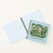 Erdnüsse | Snoopy & Woodstock Glück ist Wandern Notizblock (Innenseite)