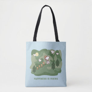 Erdnüsse Snoopy & Woodstock Glück ist Wandern Tasche