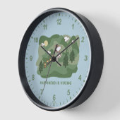 Erdnüsse | Snoopy & Woodstock Glück ist Wandern Uhr (Winkel)