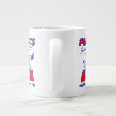 Erdnüsse | Snoopy & Woodstock-Hanglage Jumbo-Tasse (Rückseite)