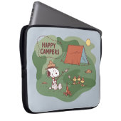 Erdnüsse | Snoopy & Woodstock Happy Campers 2 Laptopschutzhülle (Vorne Rechts)