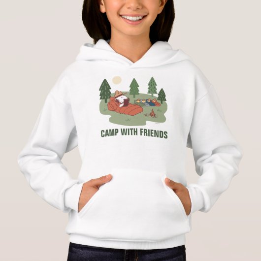 Erdnüsse | Snoopy & Woodstock Happy Campers Hoodie (Vorderseite)