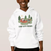 Erdnüsse | Snoopy & Woodstock Happy Campers Hoodie (Vorderseite)