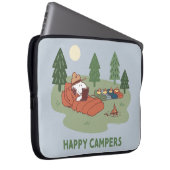 Erdnüsse | Snoopy & Woodstock Happy Campers Laptopschutzhülle (Vorne Rechts)