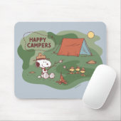 Erdnüsse | Snoopy & Woodstock Happy Campers Mousepad (Mit Mouse)