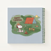 Erdnüsse | Snoopy & Woodstock Happy Campers Notizblock (Rückseite)
