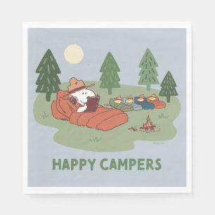 Erdnüsse   Snoopy & Woodstock Happy Campers Serviette