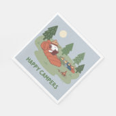 Erdnüsse | Snoopy & Woodstock Happy Campers Serviette (Ecke)