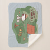 Erdnüsse | Snoopy & Woodstock Happy Campers Sherpadecke (Vorderseite)