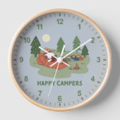 Erdnüsse | Snoopy & Woodstock Happy Campers Uhr (Vorderseite)