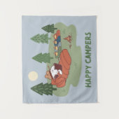 Erdnüsse | Snoopy & Woodstock Happy Campers Wandteppich (Vorderseite)