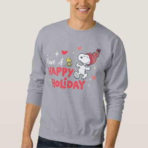 Erdnüsse Snoopy & Woodstock Happy Holidays Sweatshirt