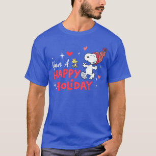 Erdnüsse Snoopy & Woodstock Happy Holidays T-Shirt