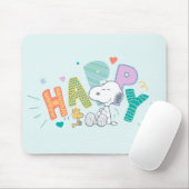 Erdnüsse | Snoopy & Woodstock Happy Mousepad (Mit Mouse)