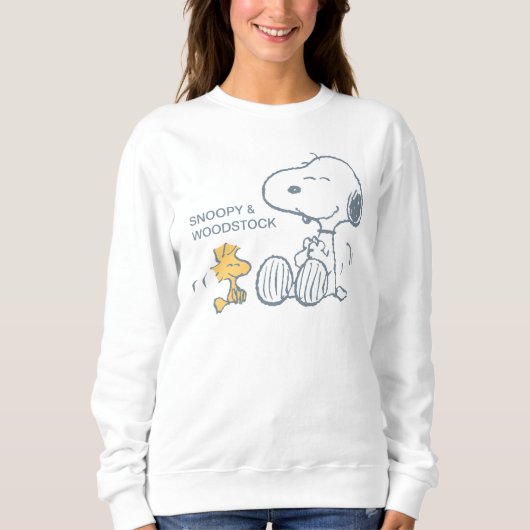 Erdnüsse | Snoopy & Woodstock Happy Sweatshirt (Vorderseite)