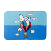 Erdnüsse | Snoopy & Woodstock Heißluftballon Badematte (Vorderseite)