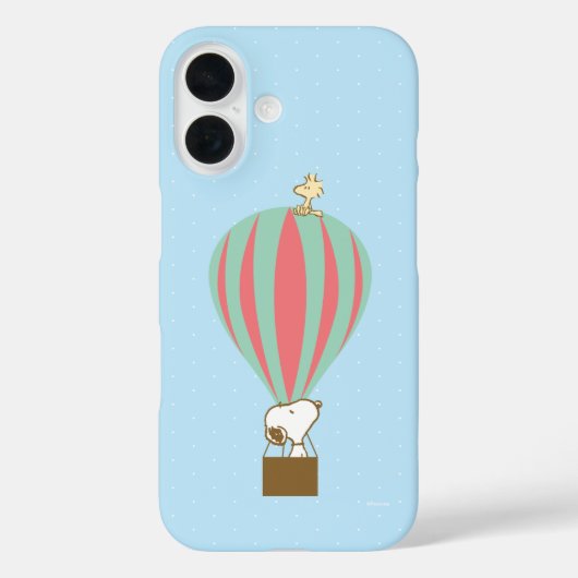 Erdnüsse | Snoopy & Woodstock Heißluftballon Case-Mate iPhone Hülle (Rückseite)