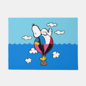 Erdnüsse | Snoopy & Woodstock Heißluftballon Fußmatte (Vorderseite)