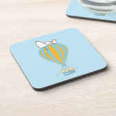 Erdnüsse | Snoopy & Woodstock Heißluftballon Getränkeuntersetzer (Linke Seite)