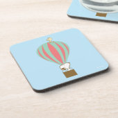 Erdnüsse | Snoopy & Woodstock Heißluftballon Getränkeuntersetzer (Linke Seite)