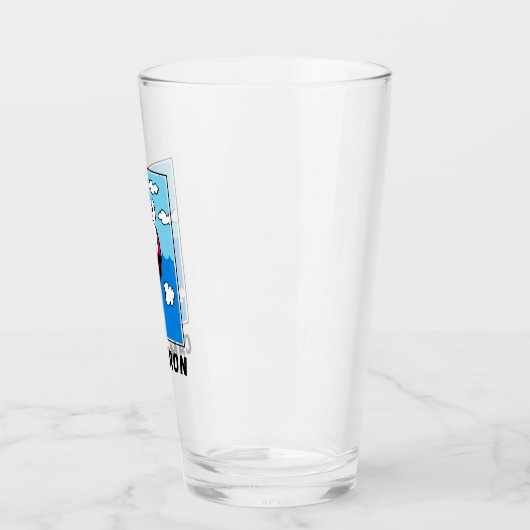 Erdnüsse | Snoopy & Woodstock Heißluftballon Glas (Links)