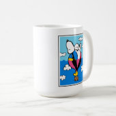 Erdnüsse | Snoopy & Woodstock Heißluftballon Kaffeetasse (VorderseiteRechts)