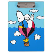 Erdnüsse | Snoopy & Woodstock Heißluftballon Klemmbrett (Vorderseite)