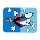 Erdnüsse | Snoopy & Woodstock Heißluftballon Magnet (Horizontal)