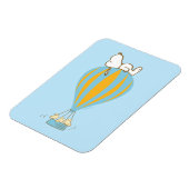 Erdnüsse | Snoopy & Woodstock Heißluftballon Magnet (Linke Seite)