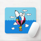 Erdnüsse | Snoopy & Woodstock Heißluftballon Mousepad (Mit Mouse)