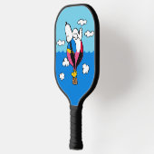 Erdnüsse | Snoopy & Woodstock Heißluftballon Pickleball Schläger (Links)