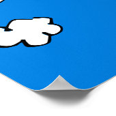 Erdnüsse | Snoopy & Woodstock Heißluftballon Poster (Ecke)