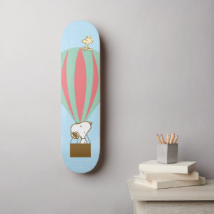 Erdnüsse   Snoopy & Woodstock Heißluftballon Skateboard