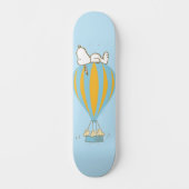 Erdnüsse | Snoopy & Woodstock Heißluftballon Skateboard (Vorderseite)